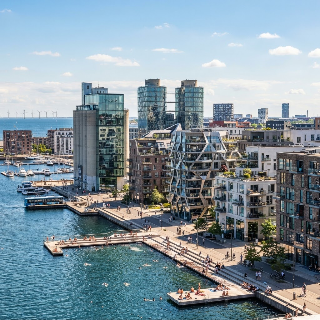 Copenhagen waterfront real estate development